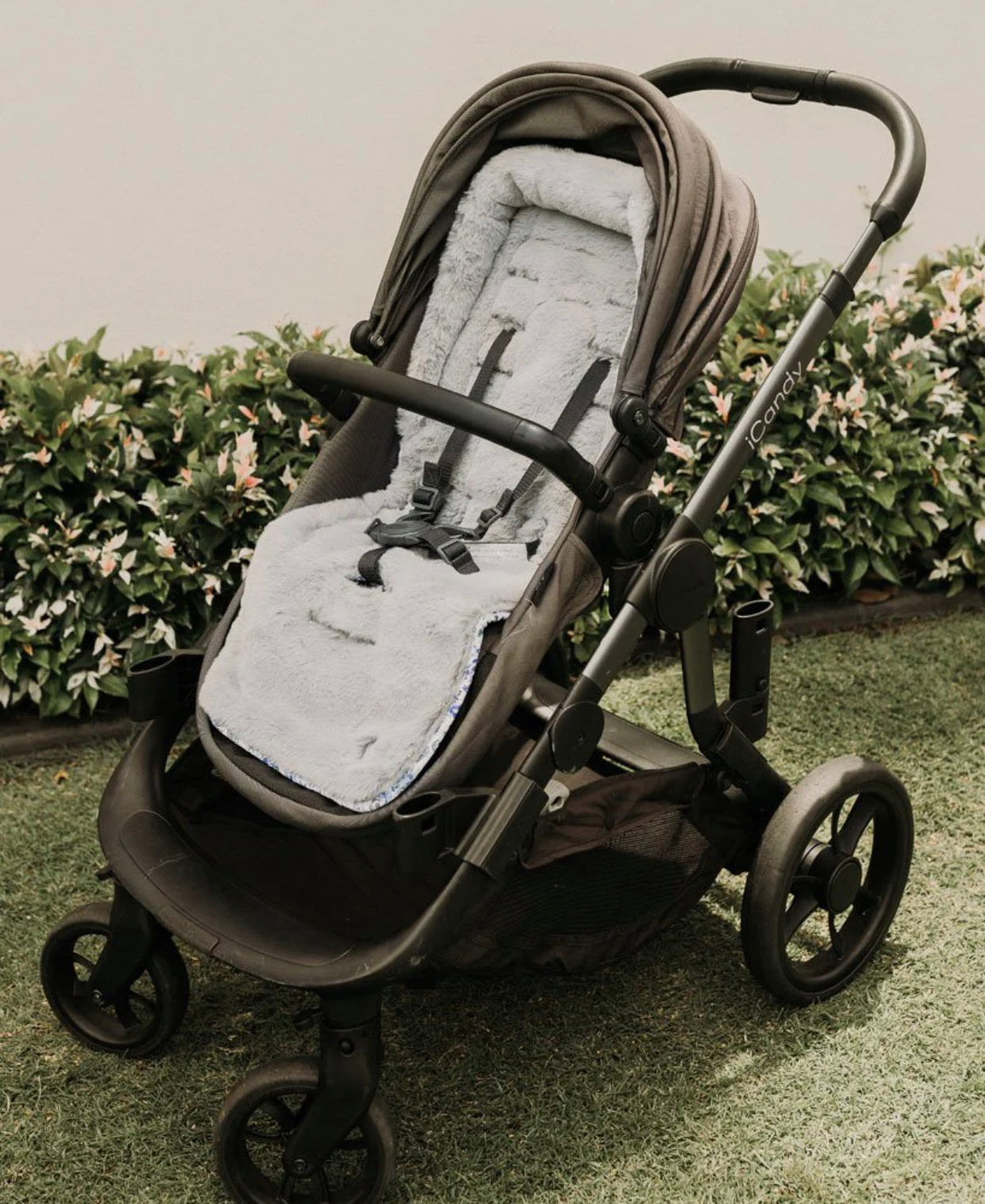 Cozy Fleece Pram Liner - Blue Paisley