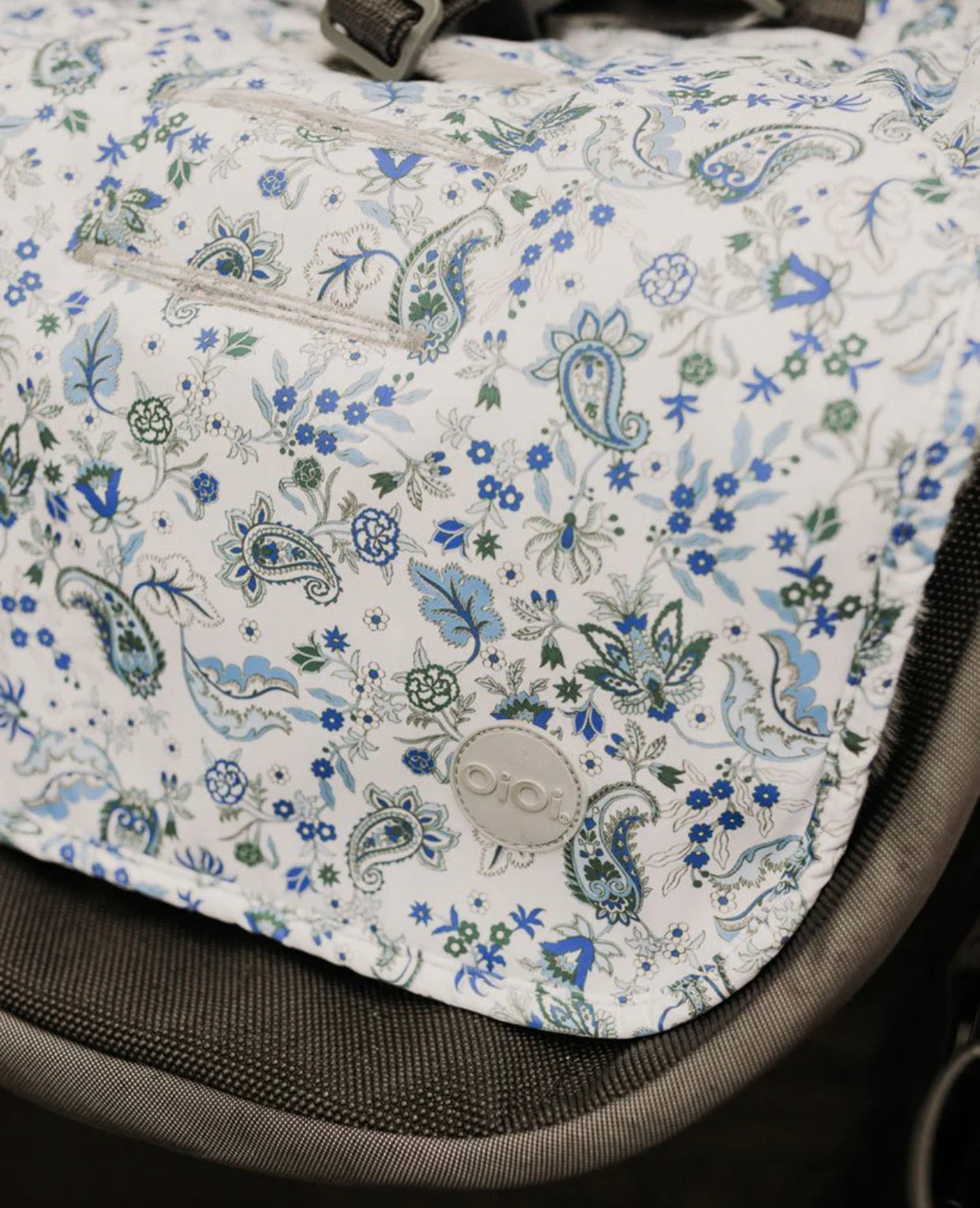 Cozy Fleece Pram Liner - Blue Paisley