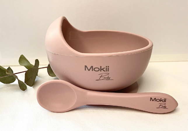 Wholesale Mokii Baby Silicone Bowl & Spoon Set