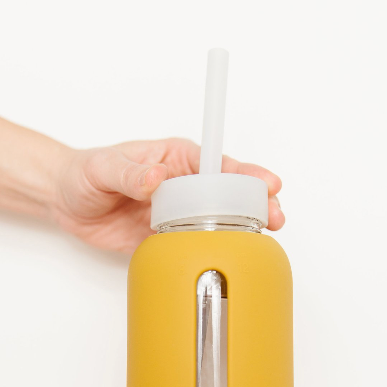 Silicone straw and Lid