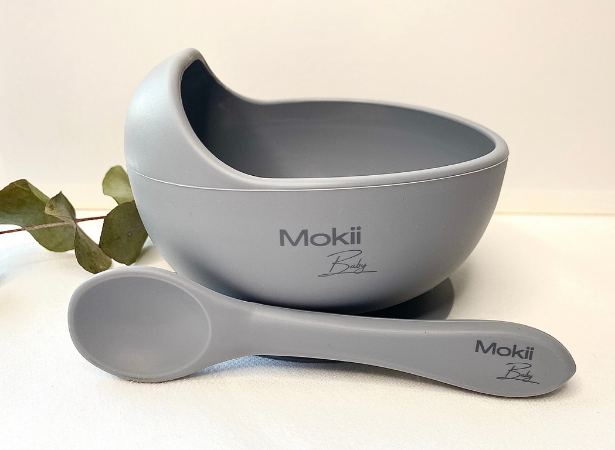Wholesale Mokii Baby Silicone Bowl & Spoon Set