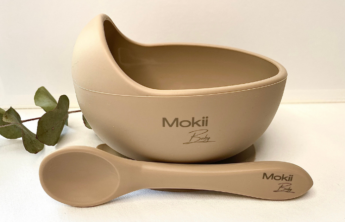 Wholesale Mokii Baby Silicone Bowl & Spoon Set