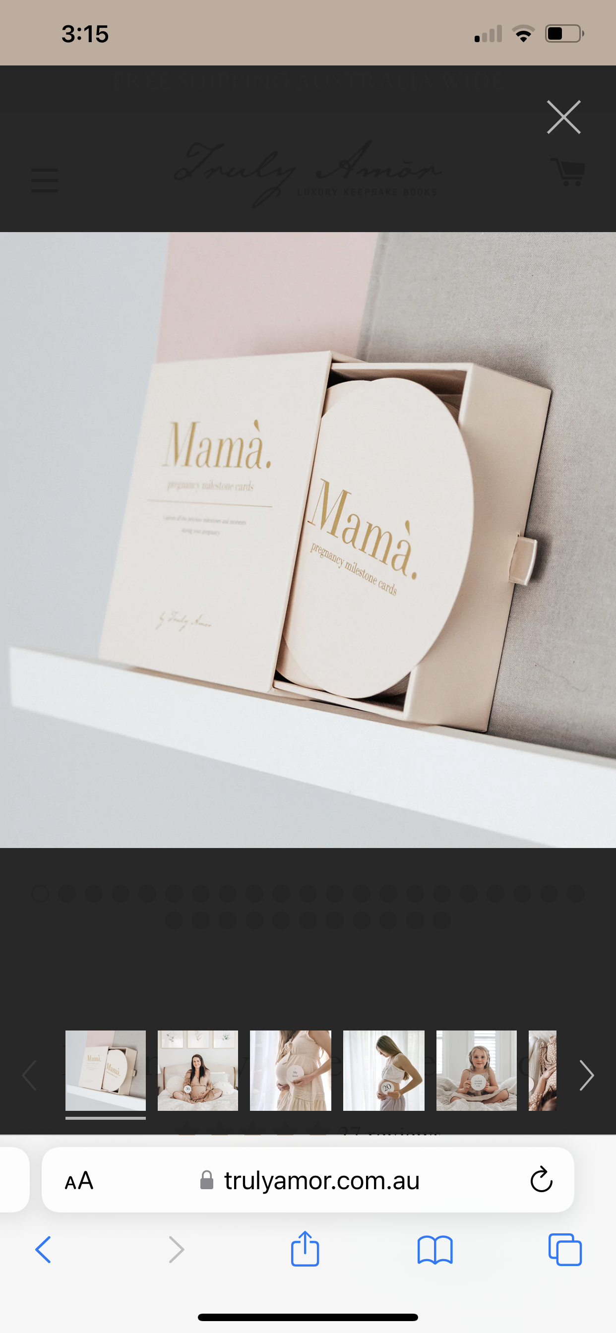 Pregnancy Milestone Cards