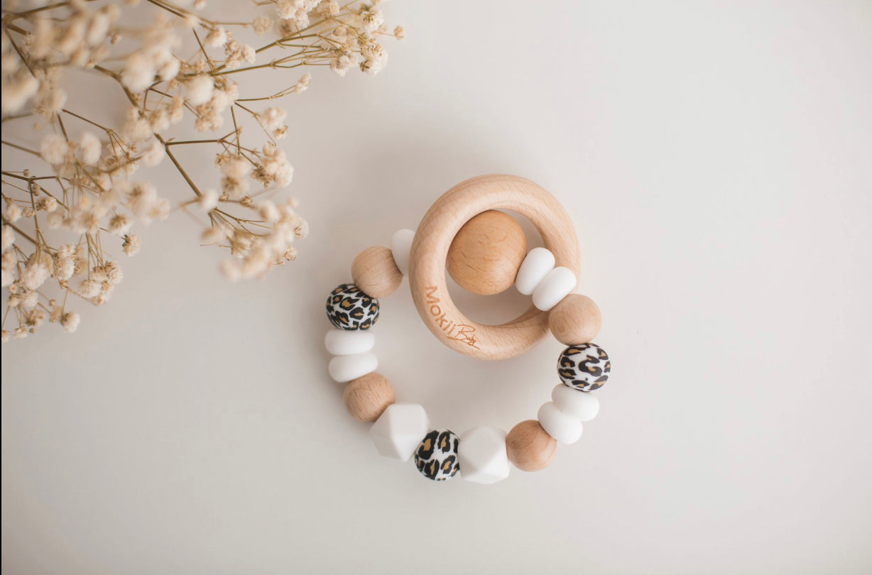 Safari Teething Rattle