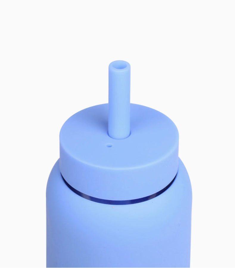 MINI LOUNGE STRAW & CAP CORNFLOWER | For Easy Drinking
