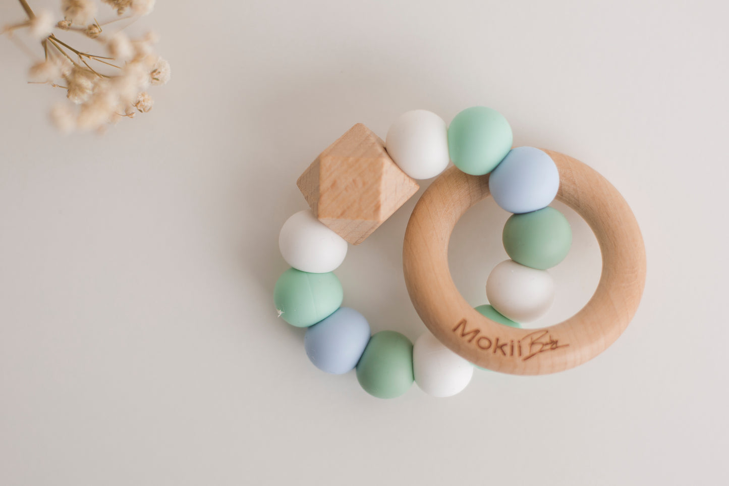 Ocean Mist Teething Rattle