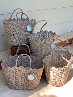 Hand Crochet Baskets