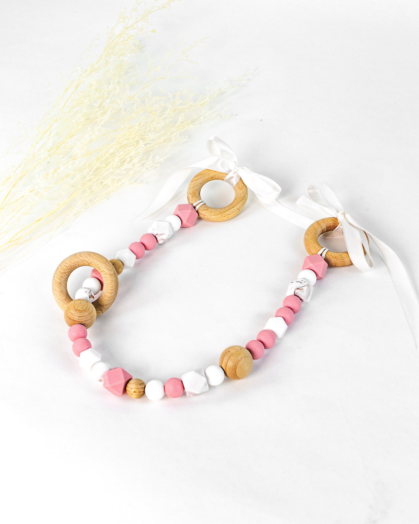 Pretty In Pink Pram Garland