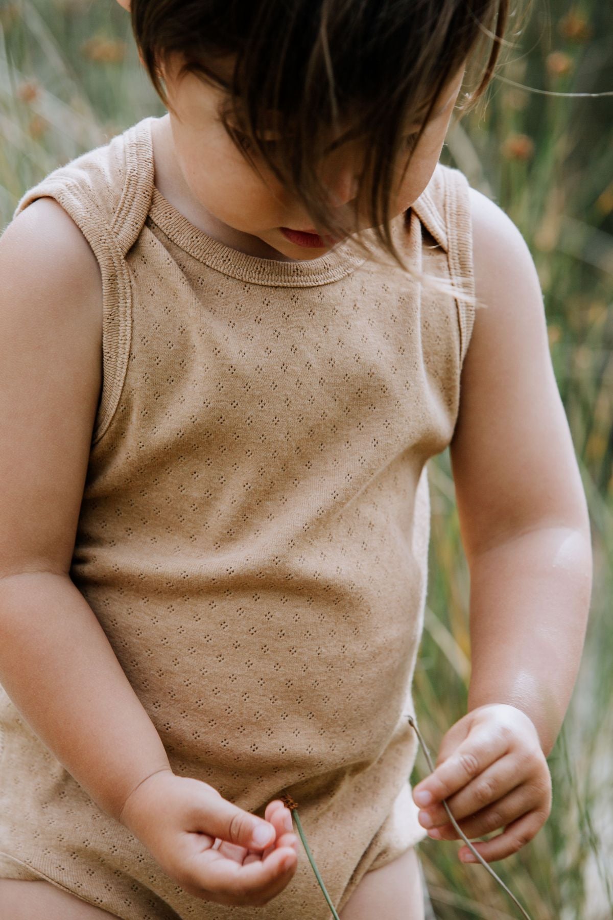 Pointelle Sleeveless Body Suit