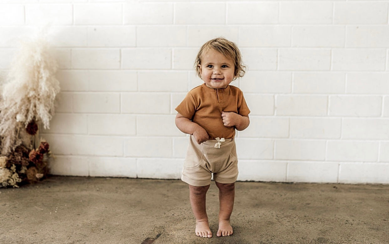 Chestnut Short Sleeve Bodysuit