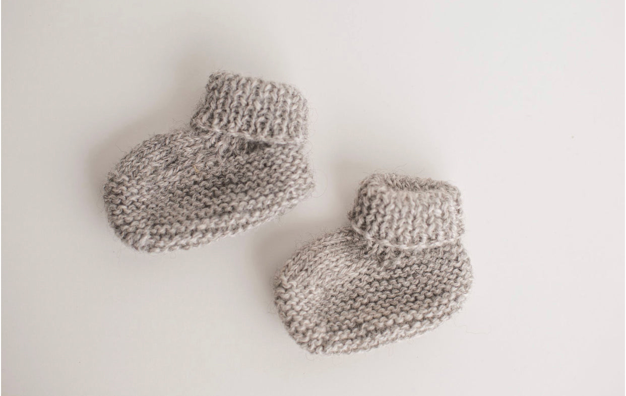 Alpaca Newborn Booties