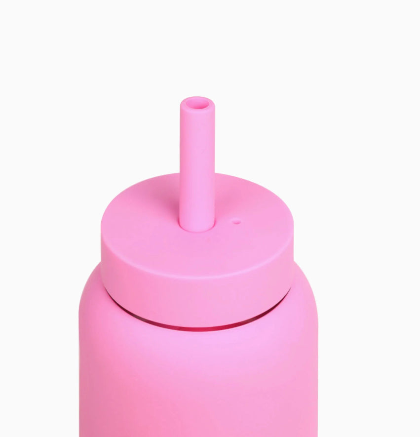 MINI LOUNGE STRAW & CAP BUBBLEGUM | For Easy Drinking
