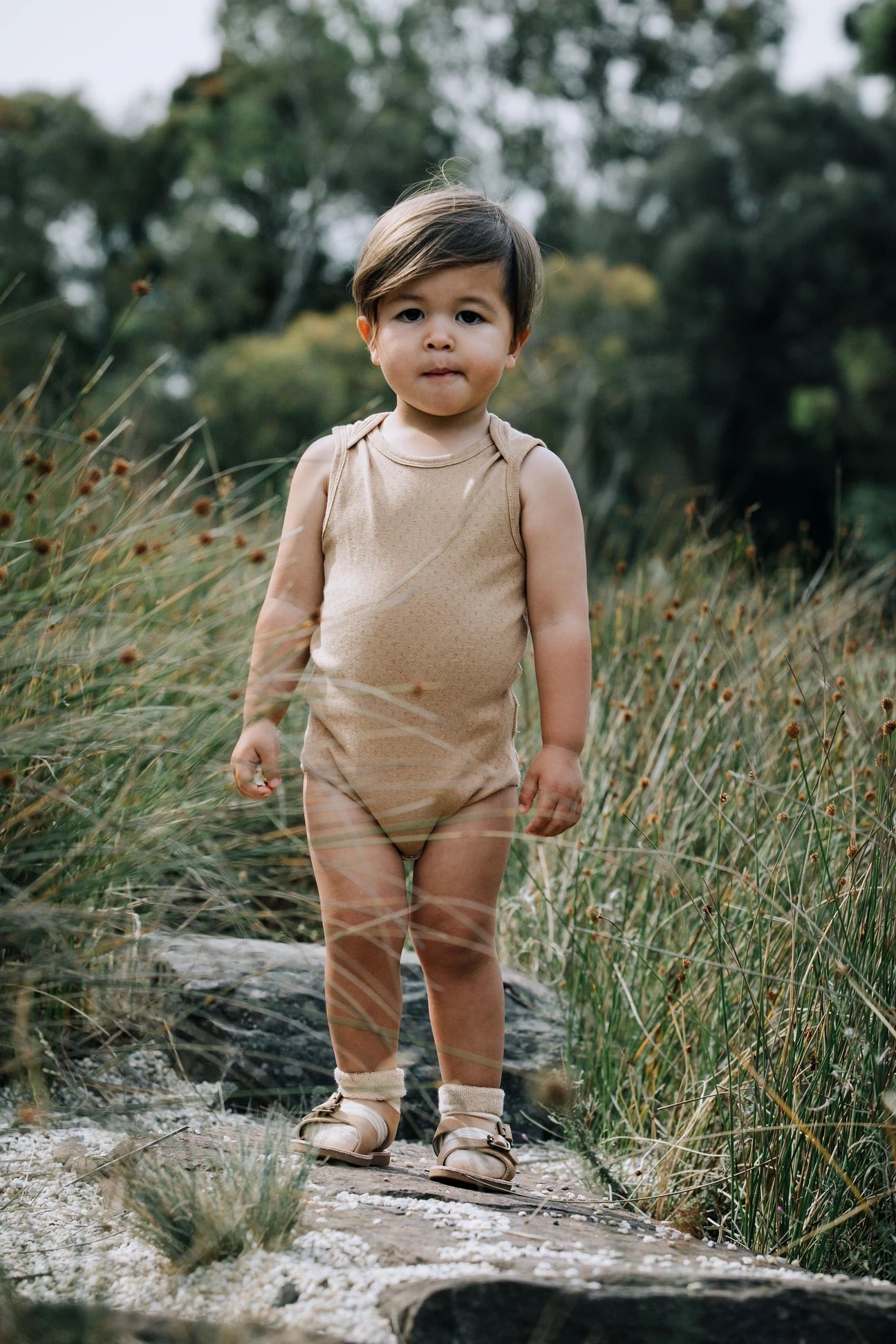 Pointelle Sleeveless Body Suit
