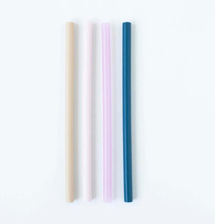 COLOURED STRAWS (4 pack)