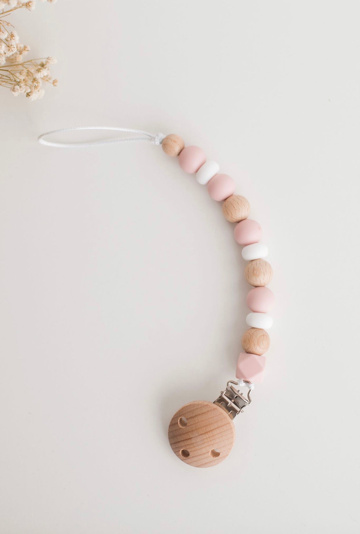 Pastel Pink Dummy Clip