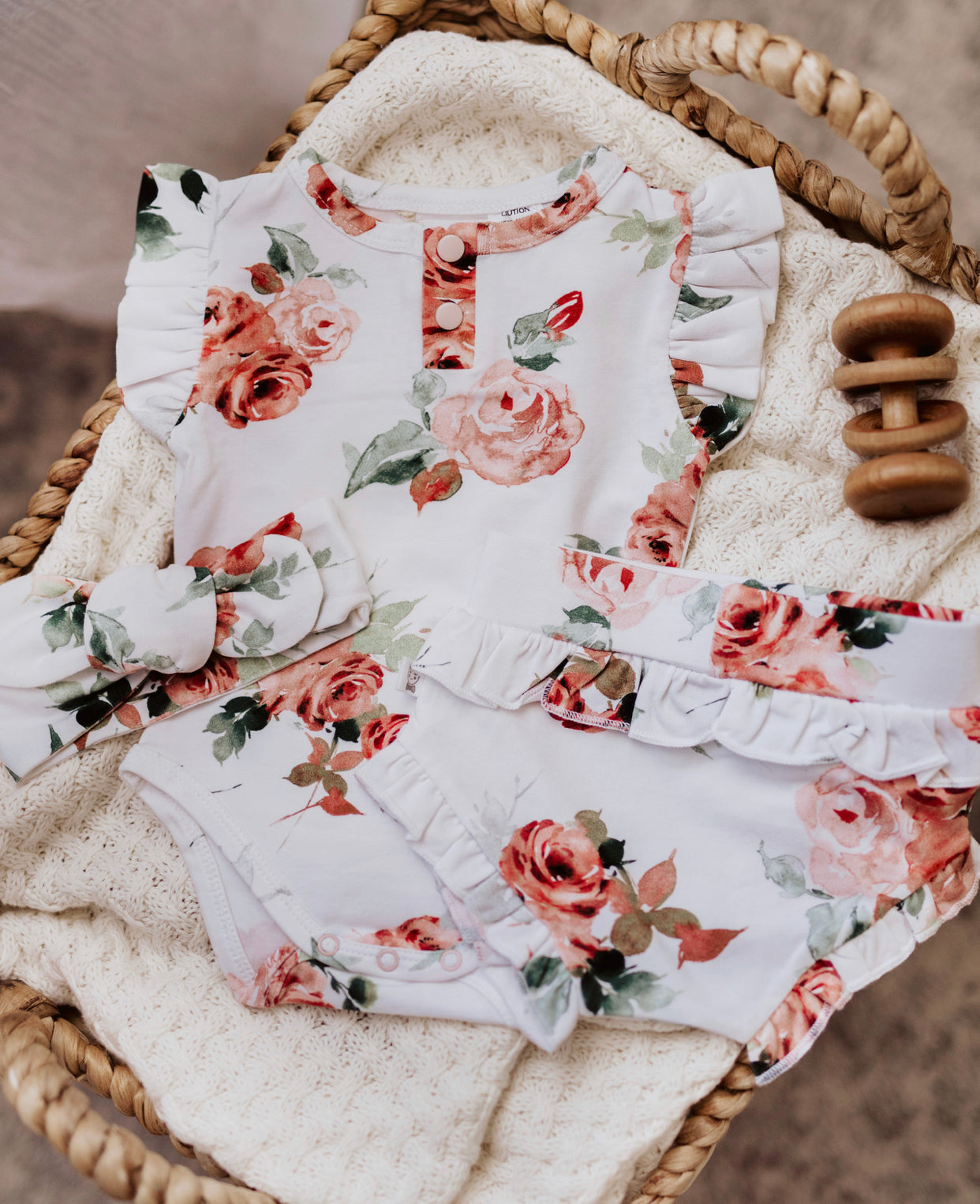 Rosebud Short Sleeve Bodysuit