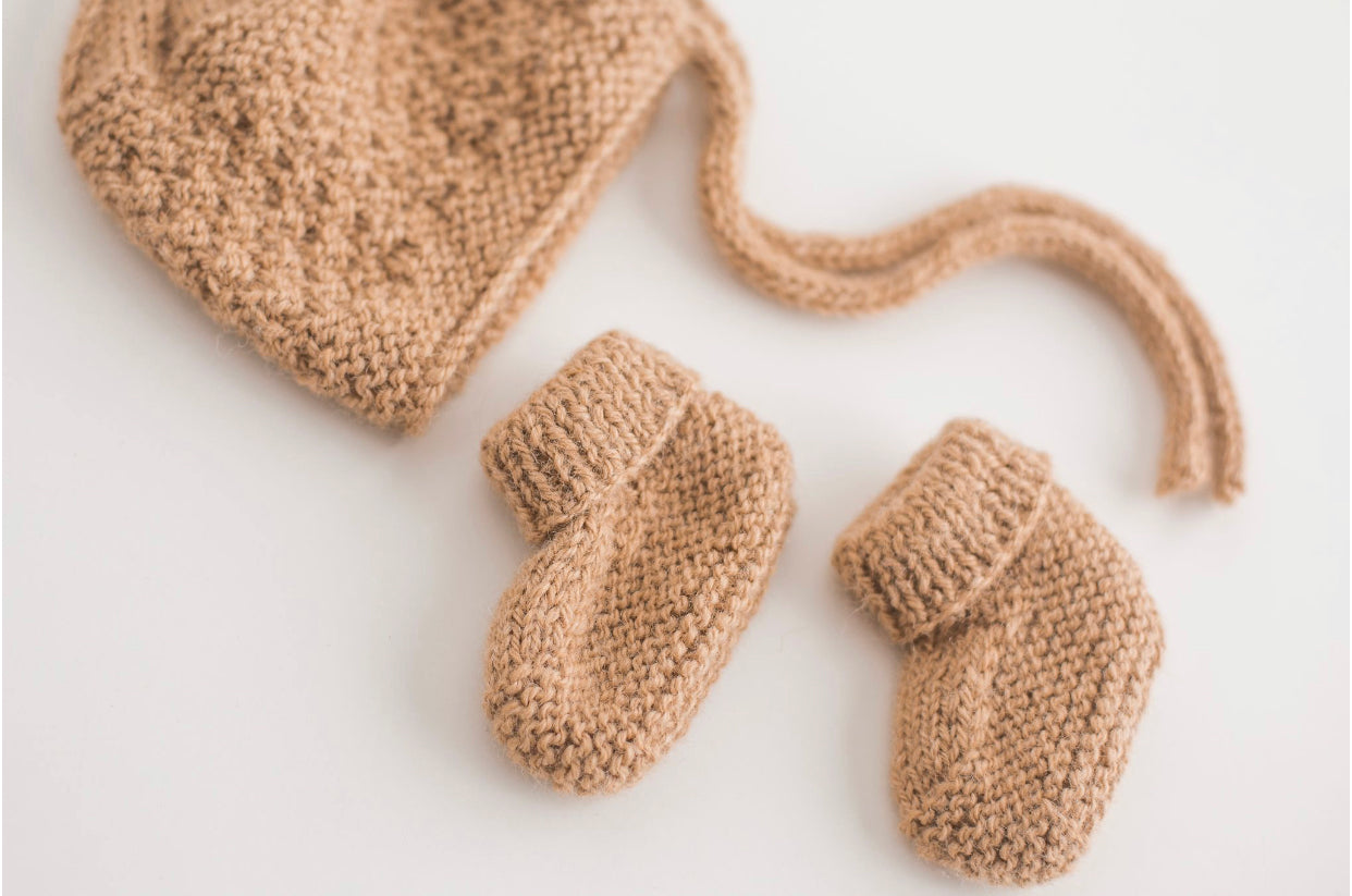 Alpaca Newborn Booties