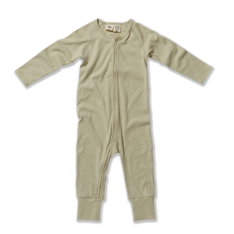 Long Sleeve Zip Romper