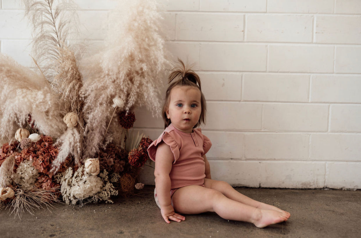 Rose Short Sleeve Bodysuit