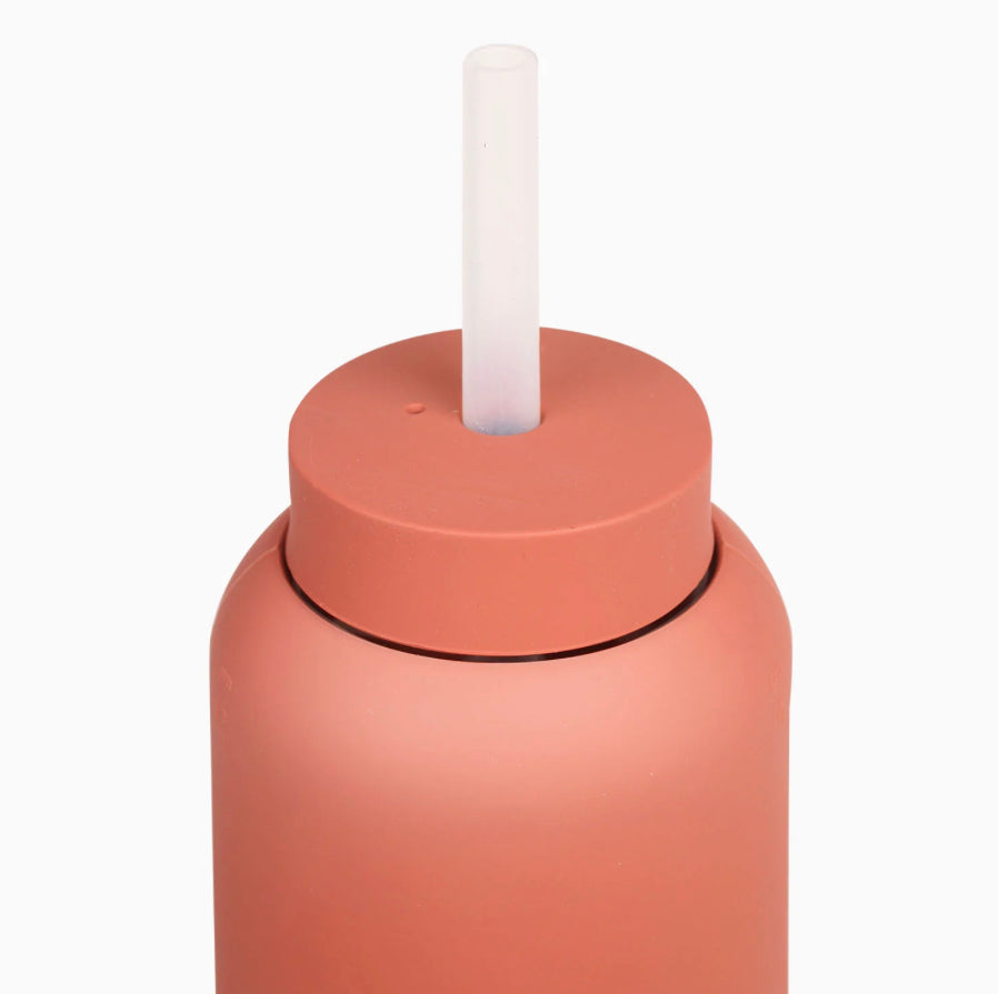 LOUNGE STRAW & CAP CLAY| For Easy Drinking