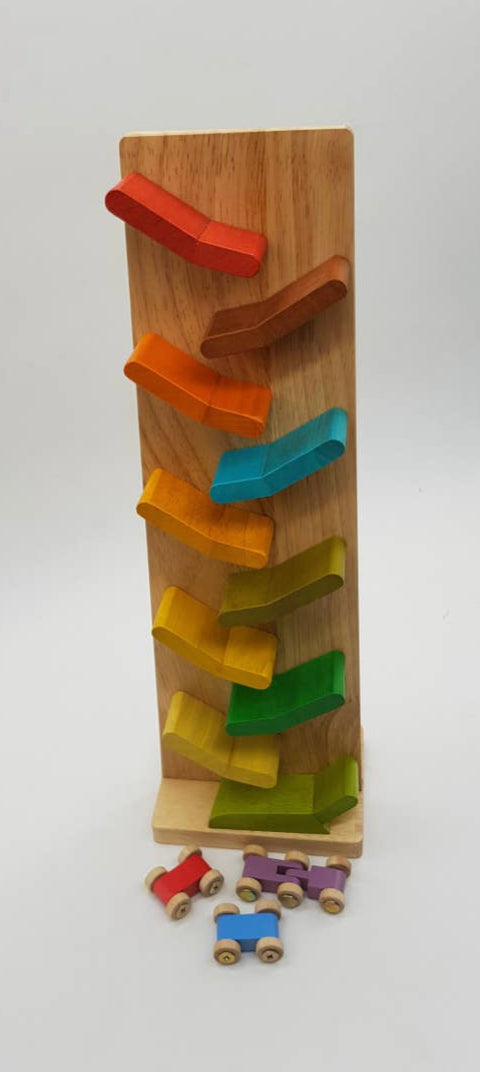 Colour Zig Zag Racing Cars