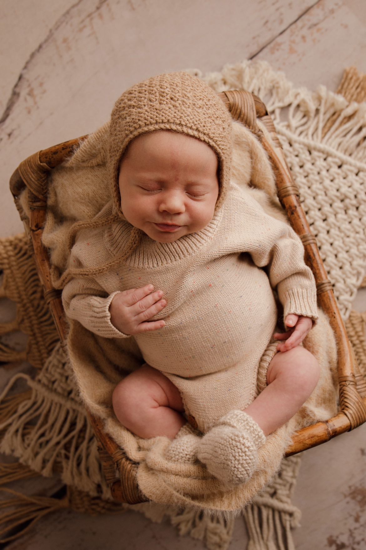 Alpaca Newborn Booties