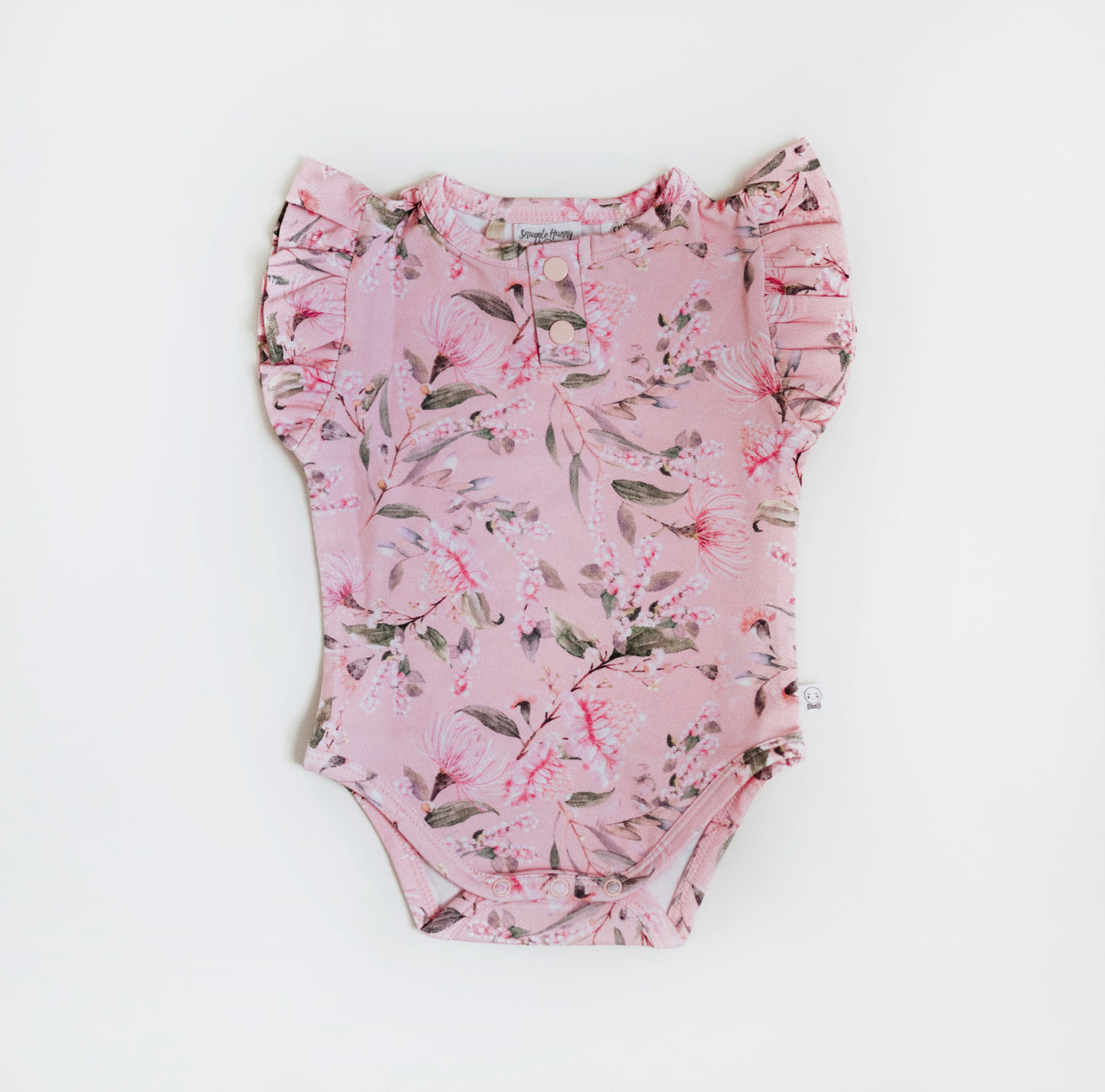 Pink Wattle Short Sleeve Bodysuit