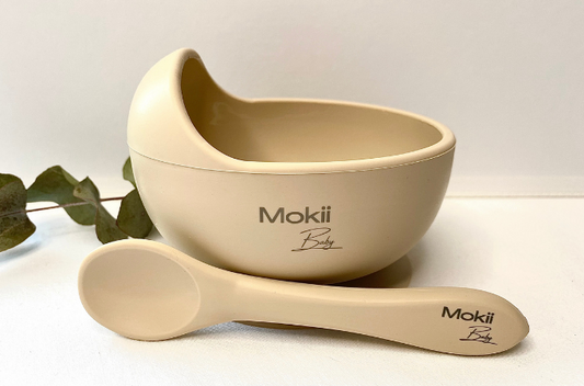 Wholesale Mokii Baby Silicone Bowl & Spoon Set