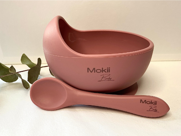 Wholesale Mokii Baby Silicone Bowl & Spoon Set