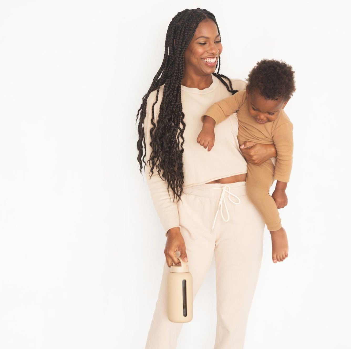 MAMA BOTTLE SAND | The Hydration Tracking Bottle for Pregnancy & Postpartum, 800ml