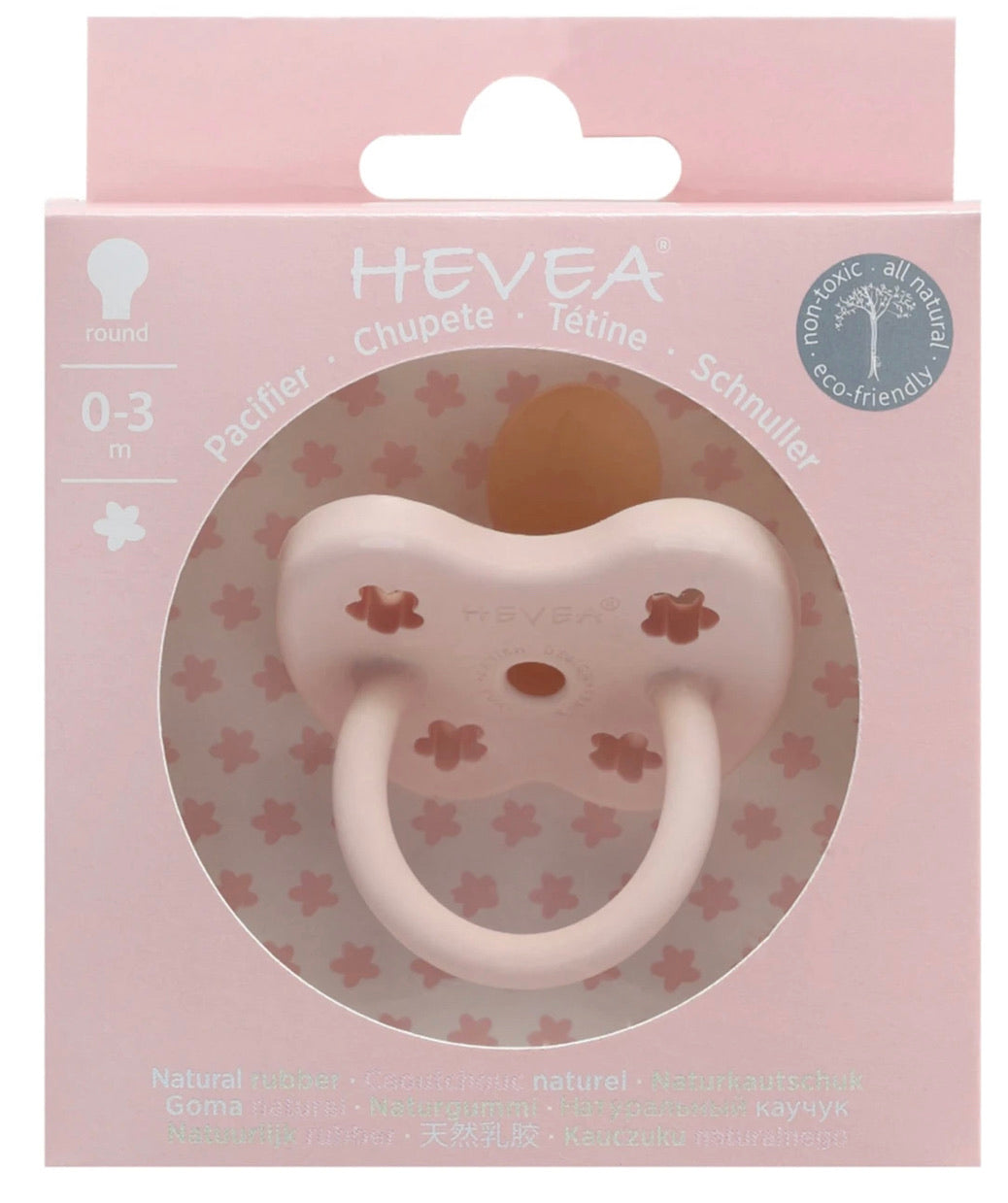 Hevea Dummy - Powder Pink (0-3 months)
