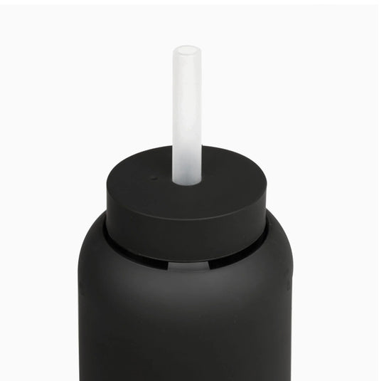 LOUNGE STRAW & CAP BLACK | For Easy Drinking