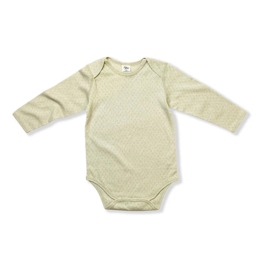 Pointelle Long Sleeve Body Suit