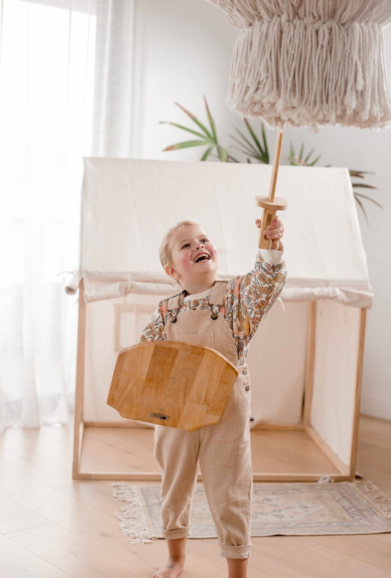 Wooden sword and shield