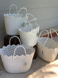 Hand Crochet Baskets