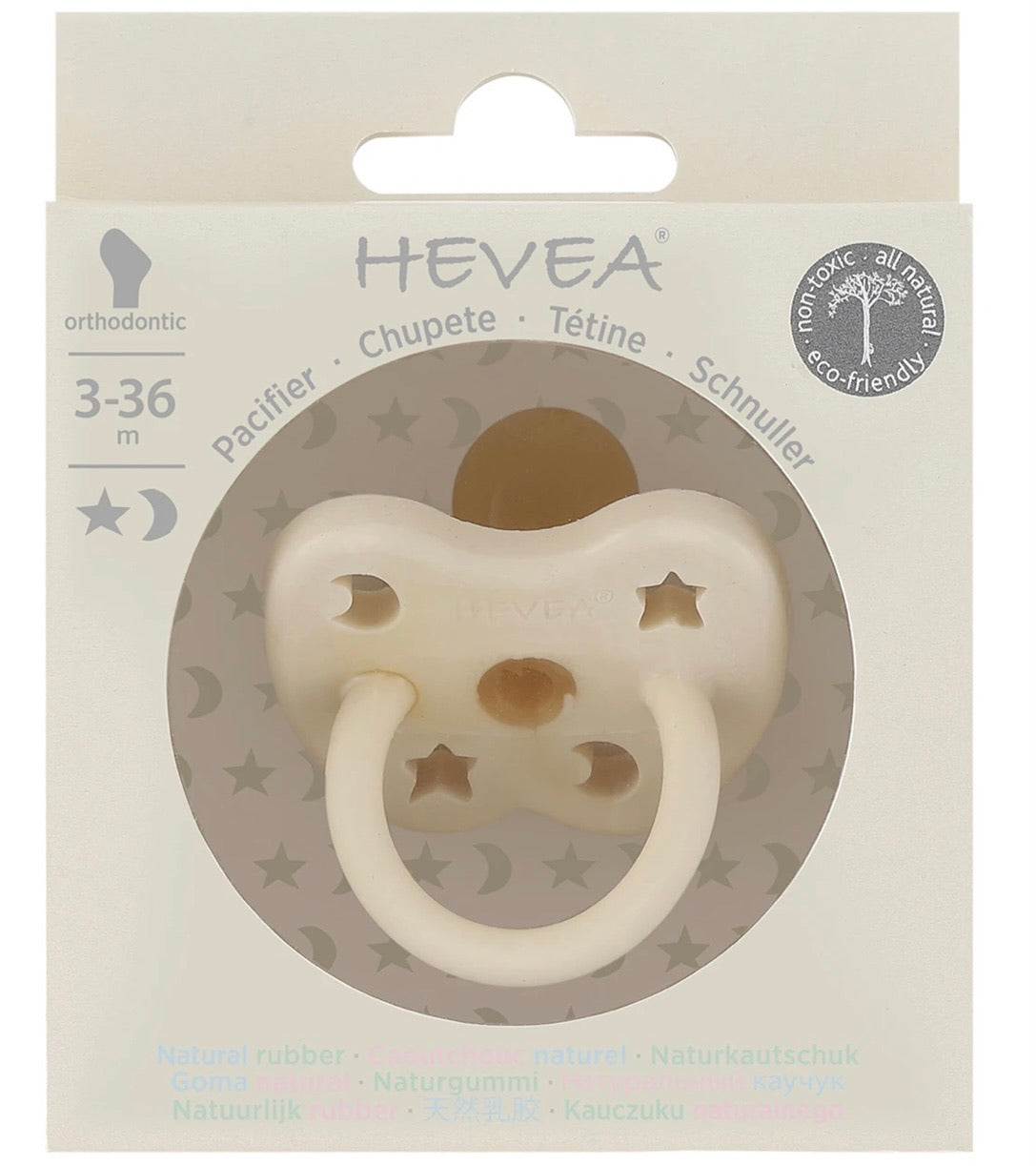 Hevea Dummy - Round - Milky White (3-36 months)